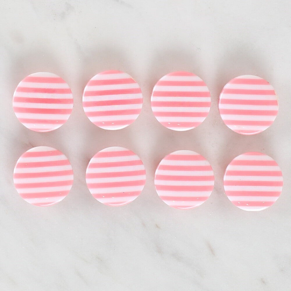 Loren Crafts 8'li Desenli Düğme - 1105