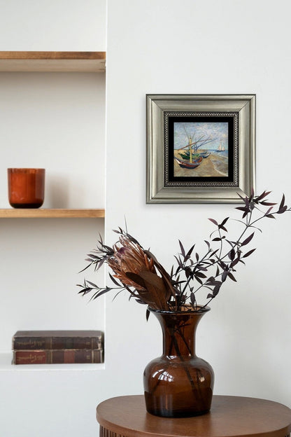 Van Gogh Çerçeveli Taş Tablo 20 cm