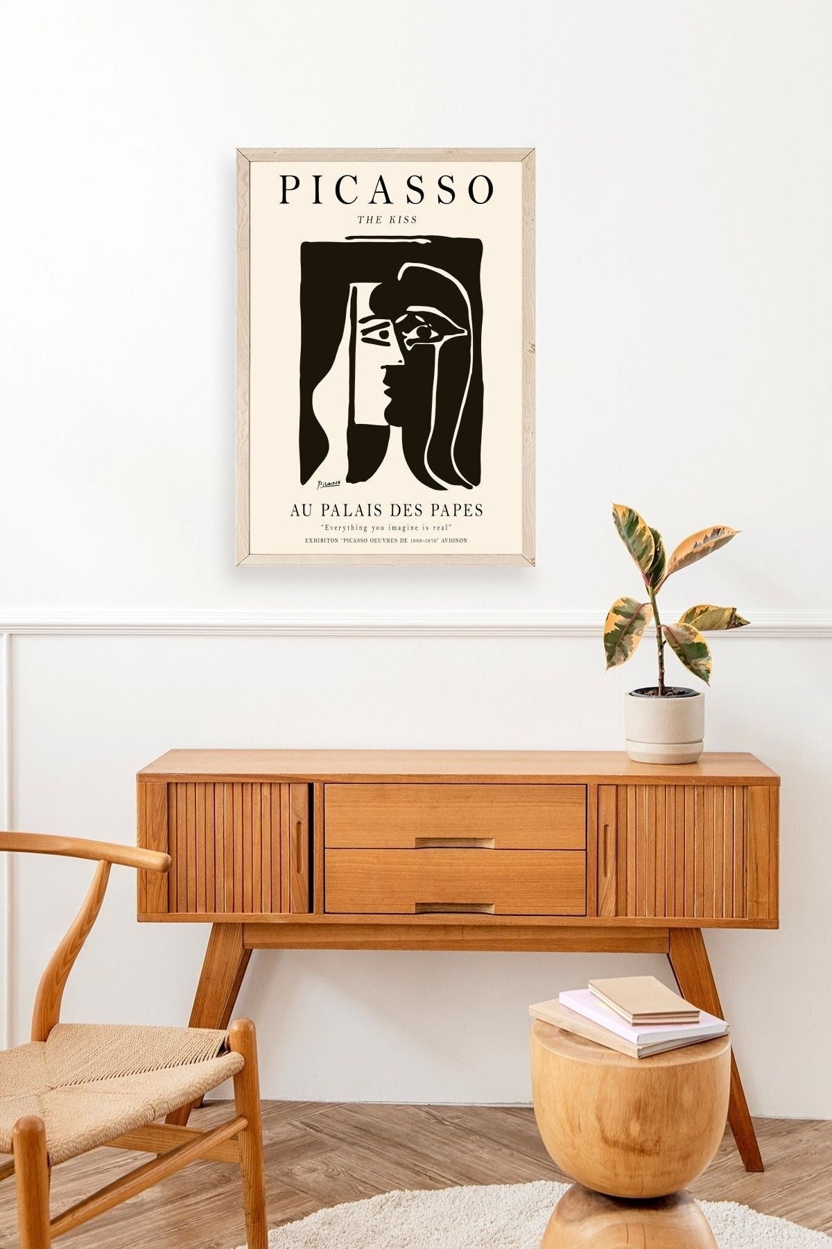 Picasso Ahşap Çerçeveli Tablo 23 x 30