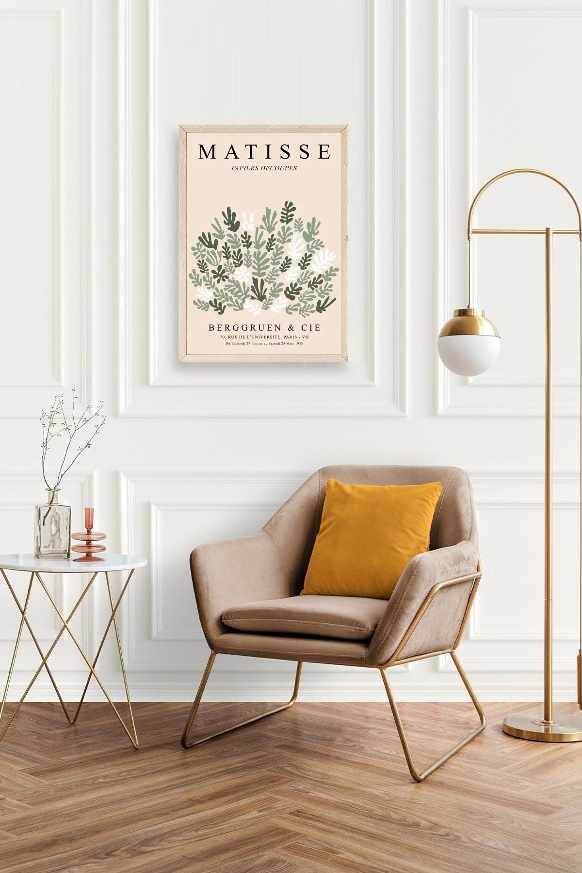 Matisse Ahşap Çerçeveli Tablo 50 x 70