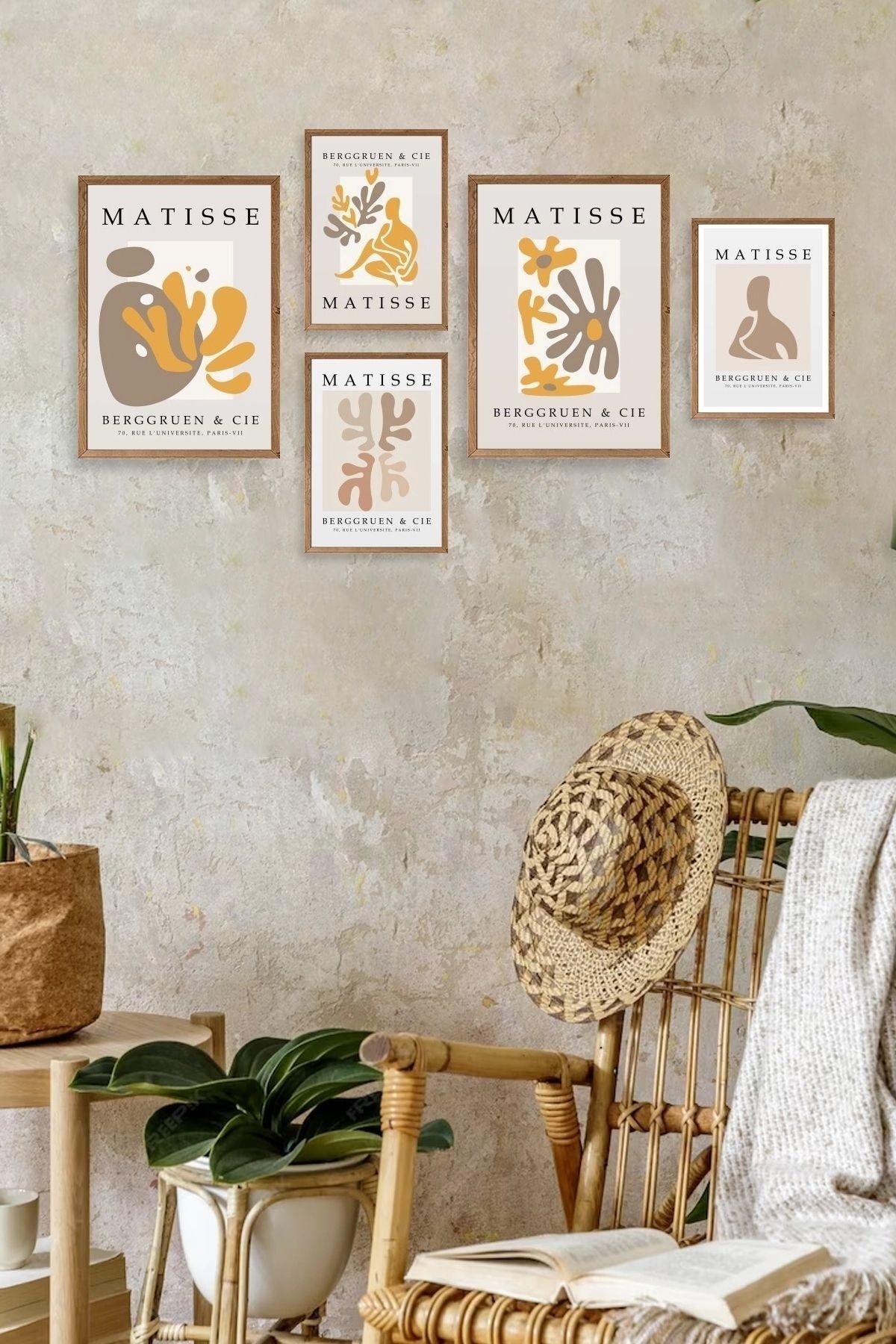 Matisse 5'li Tablo 30 x 40