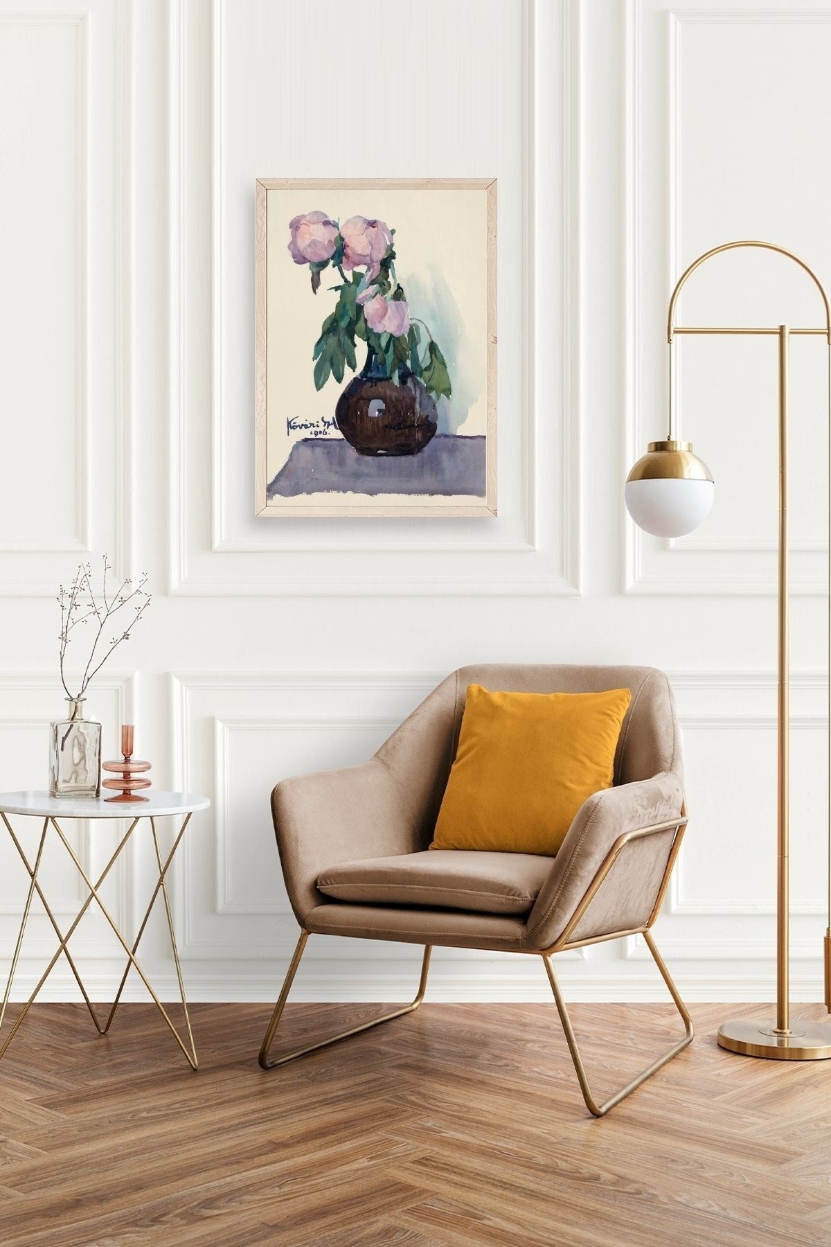 Kövári Ka?marik Ahşap Çerçeveli Tablo 23 x 30