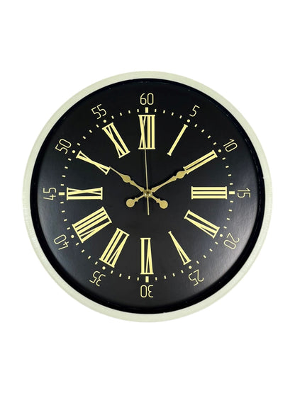 36 Cm Krem Dekoratif Duvar Saati