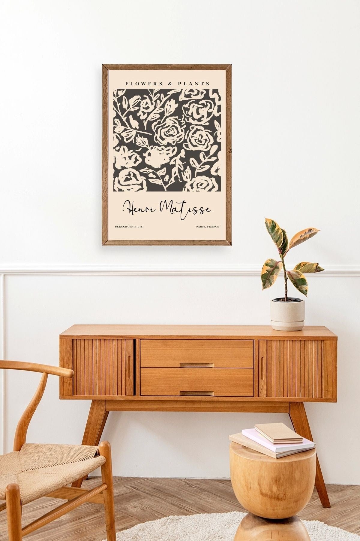 Henri Matisse Ahşap Çerçeveli Tablo 23 x 30