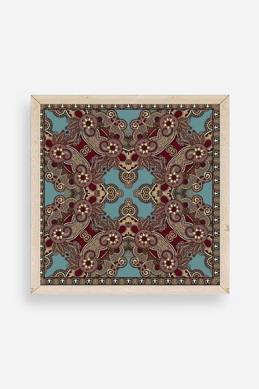 Desen Ahşap Çerçeveli Tablo 50 x 50