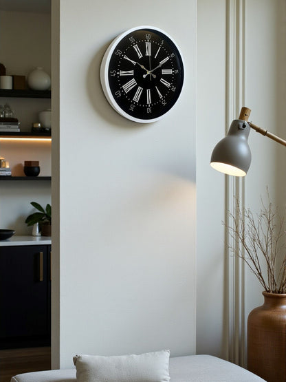 Zentime 36 Cm Beyaz Dekoratif Duvar Saati