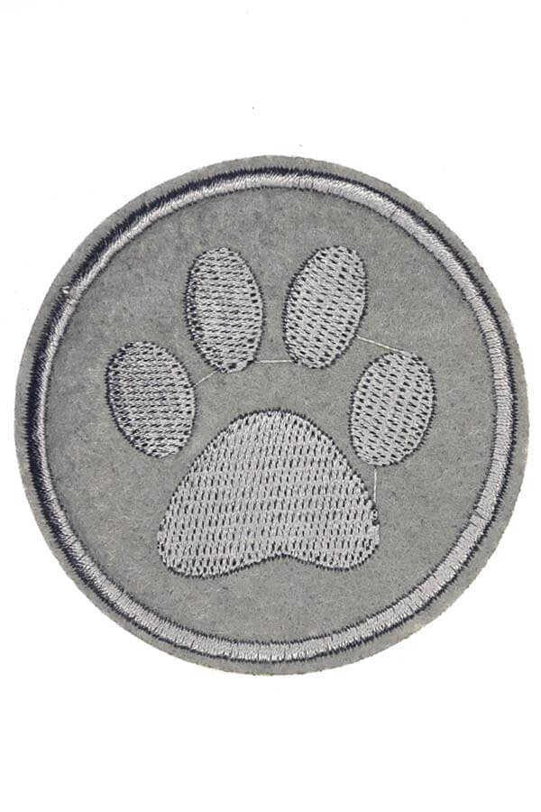 Aplike Ütü İle Yapışan Gri Pati Arma 5 cm