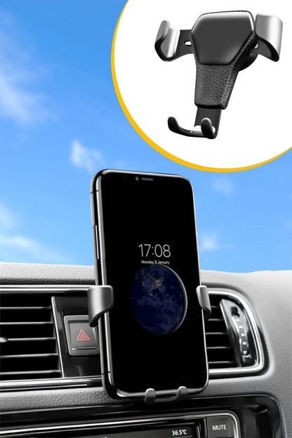 BUFFER®  Araç İçi Klima Izgarasına Takılabilen Plastik Oto Telefon Tutucu Gravity