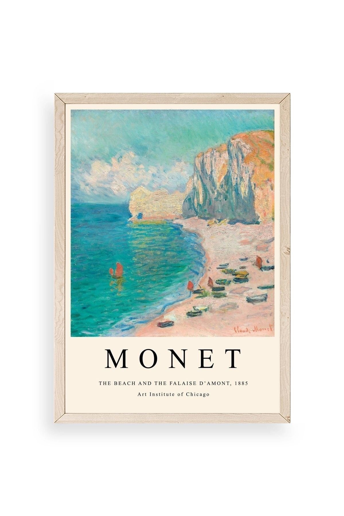 Monet Ahşap Çerçeveli Tablo 23 x 30