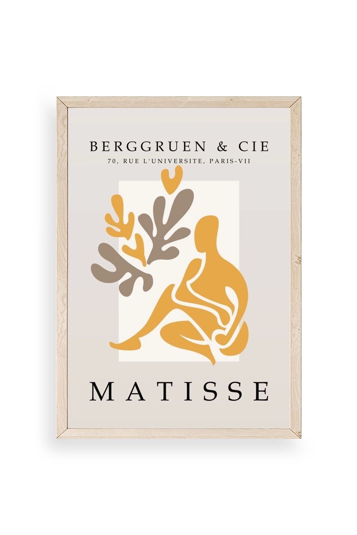 Modern Ahşap Çerçeveli Tablo 23 x 30