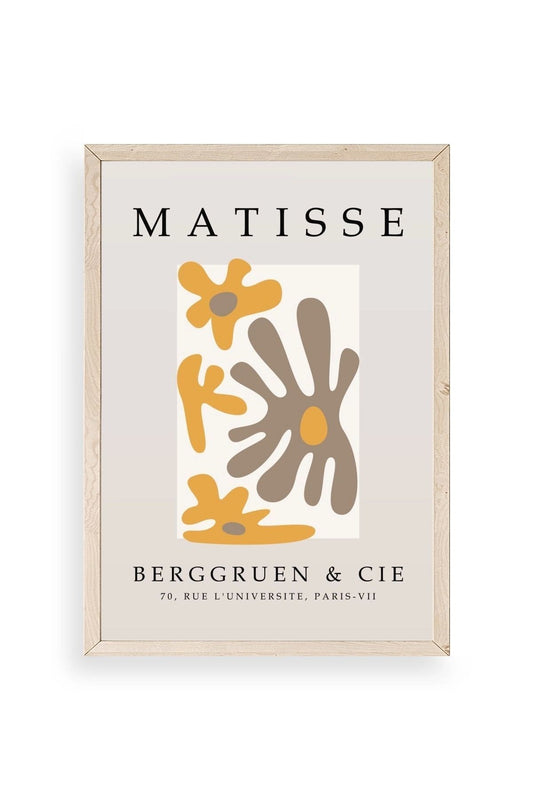 Modern Ahşap Çerçeveli Tablo 30 x 42