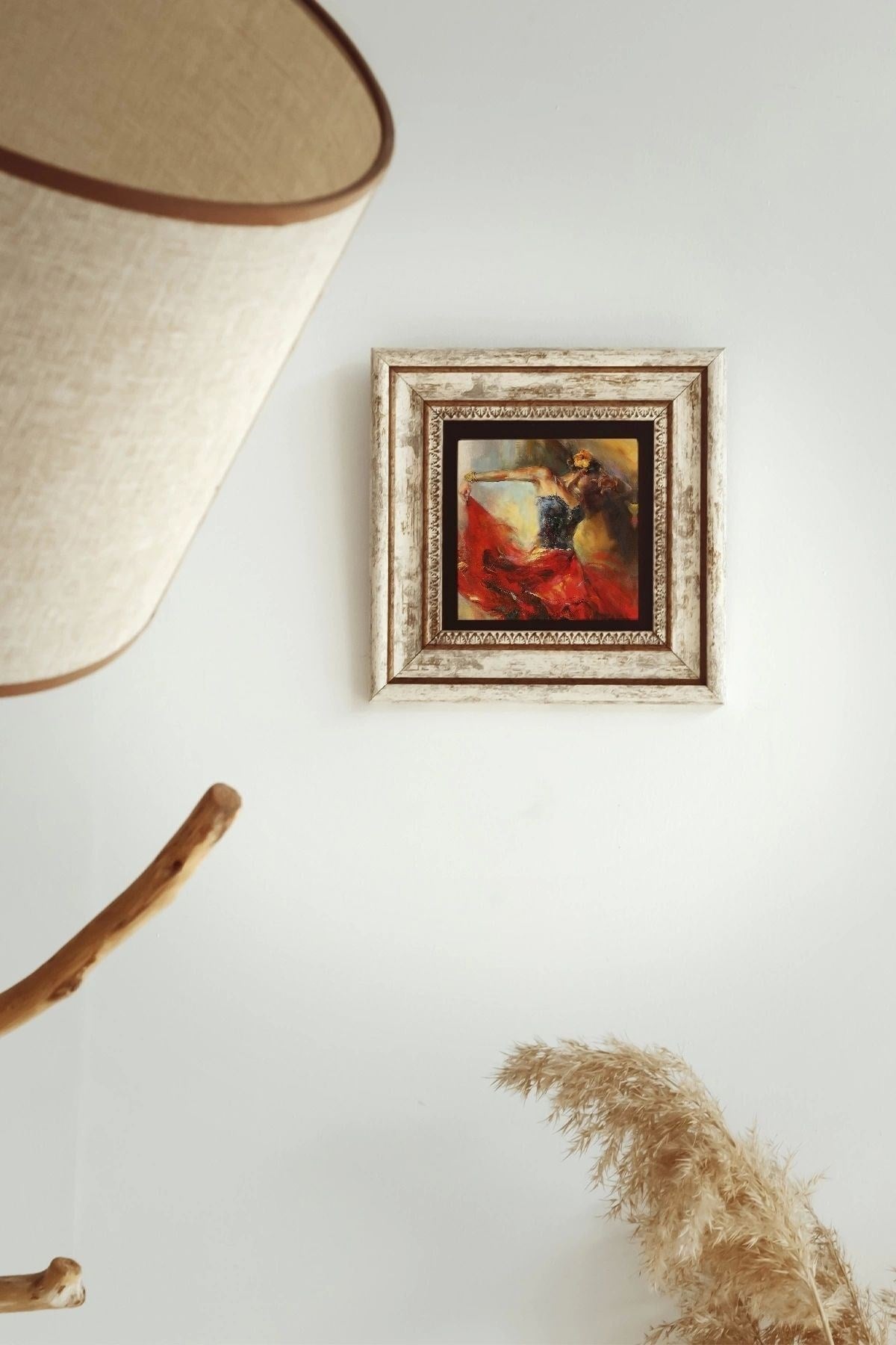 Dans Çerçeveli Taş Tablo , Çerçeveli Taş Duvar Dekoru-enkcrcvtbl-00152 20 cm