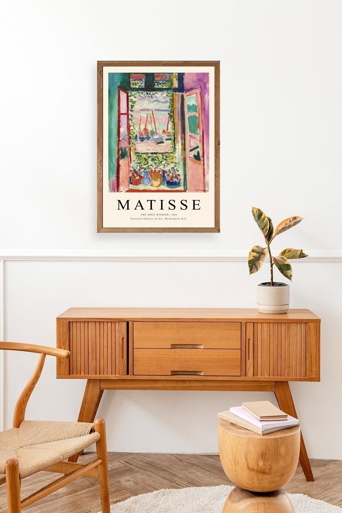 Matisse Ahşap Çerçeveli Tablo 50 x 70