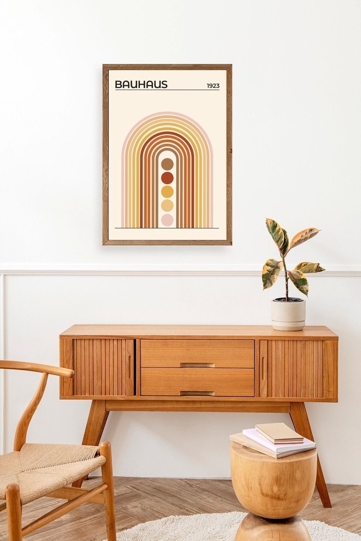 Bauhaus Ahşap Çerçeveli Tablo 23 x 30