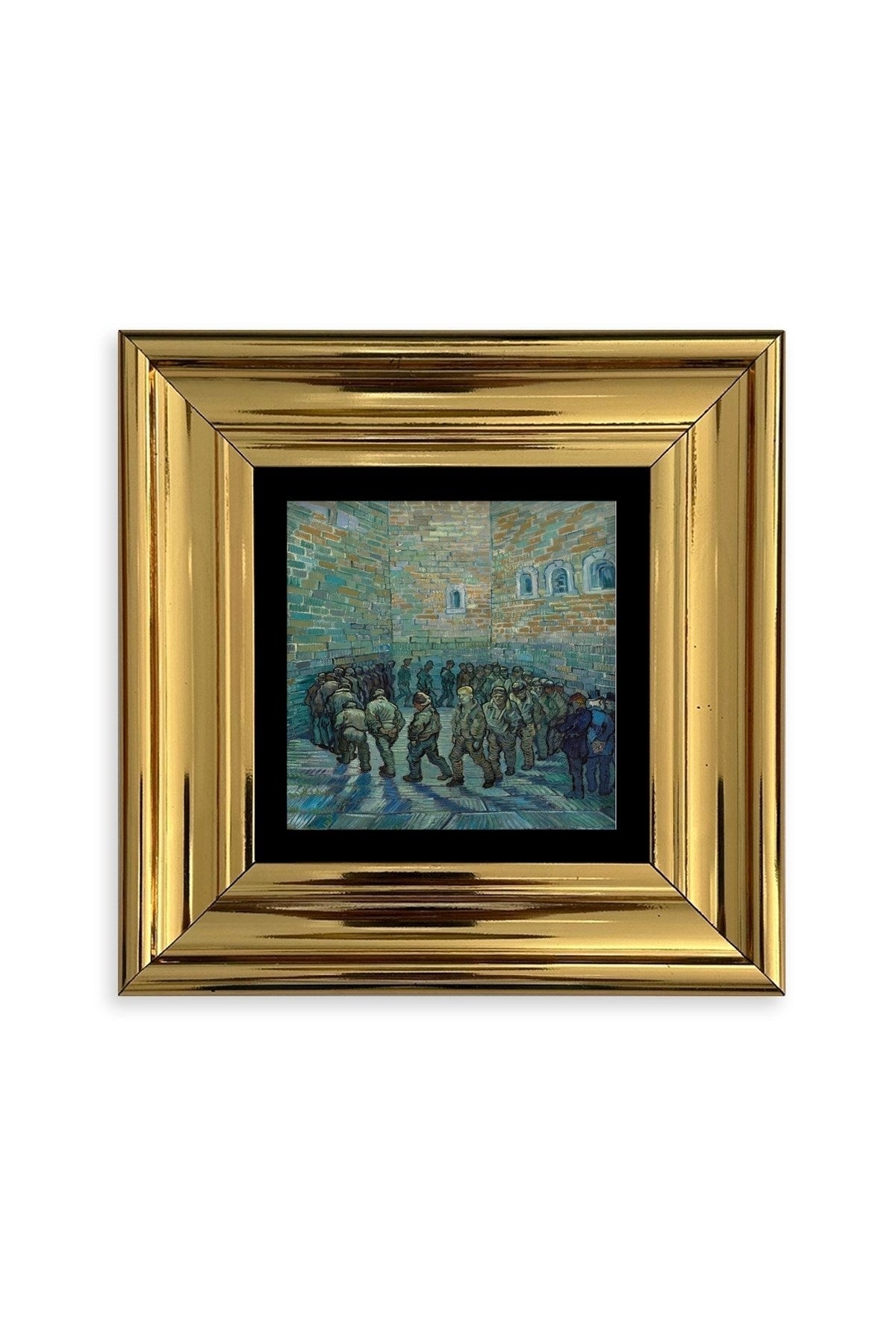 Van Gogh Çerçeveli Taş Tablo 20 cm