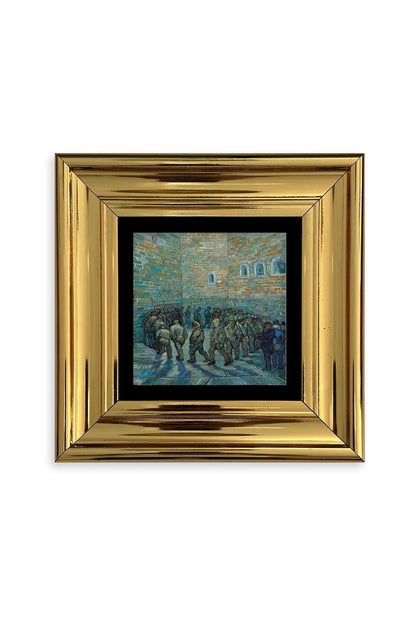 Van Gogh Çerçeveli Taş Tablo 20 cm