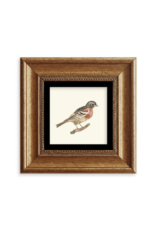 Kuş Çerçeveli Taş Tablo 20 cm