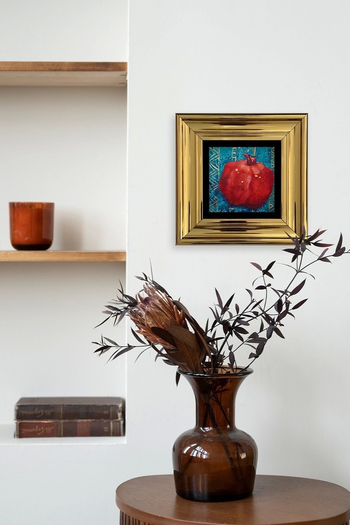 Bereket Narı Çerçeveli Taş Tablo 20 cm