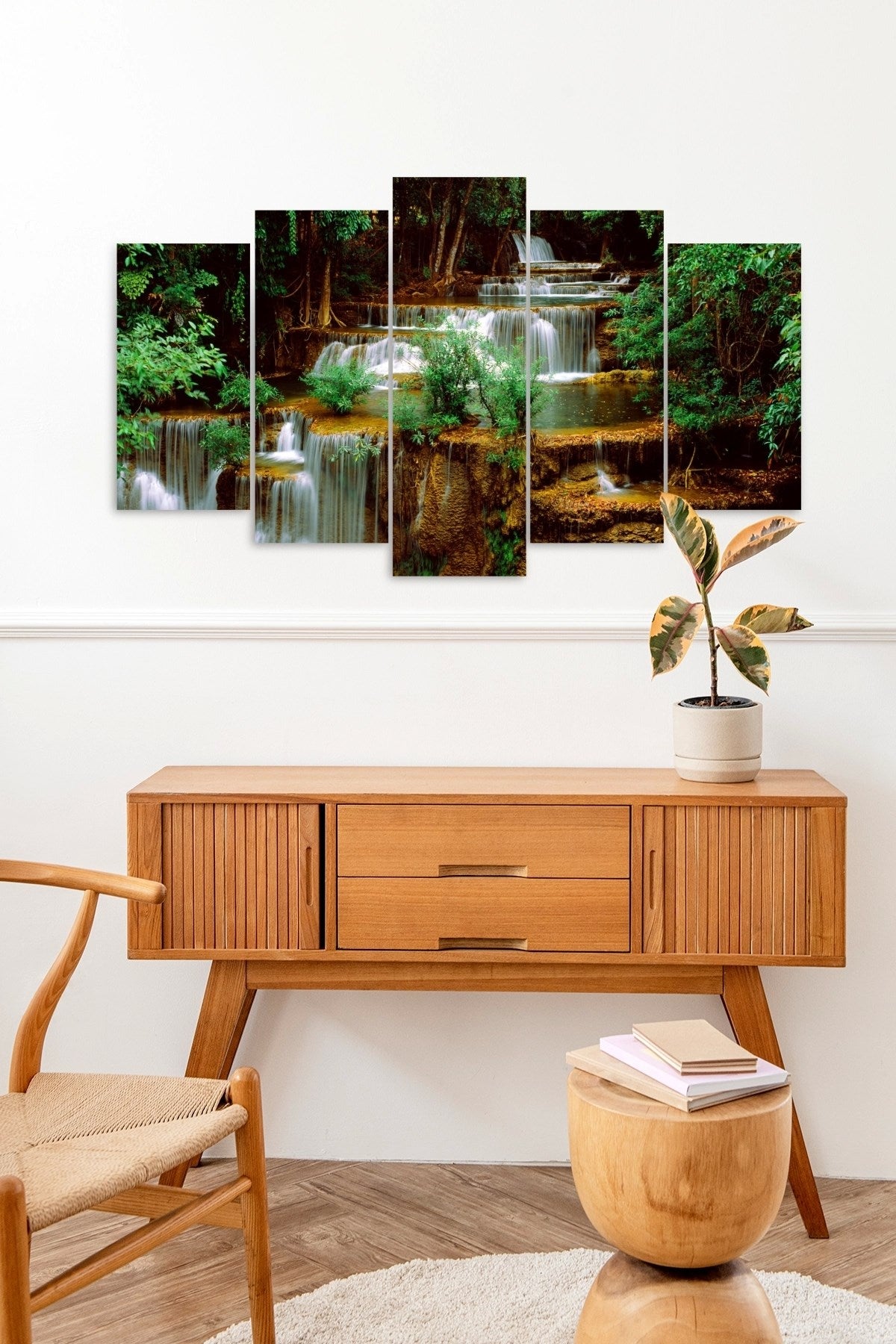 Manzara 5 Parçalı Mdf Tablo 60 x 100