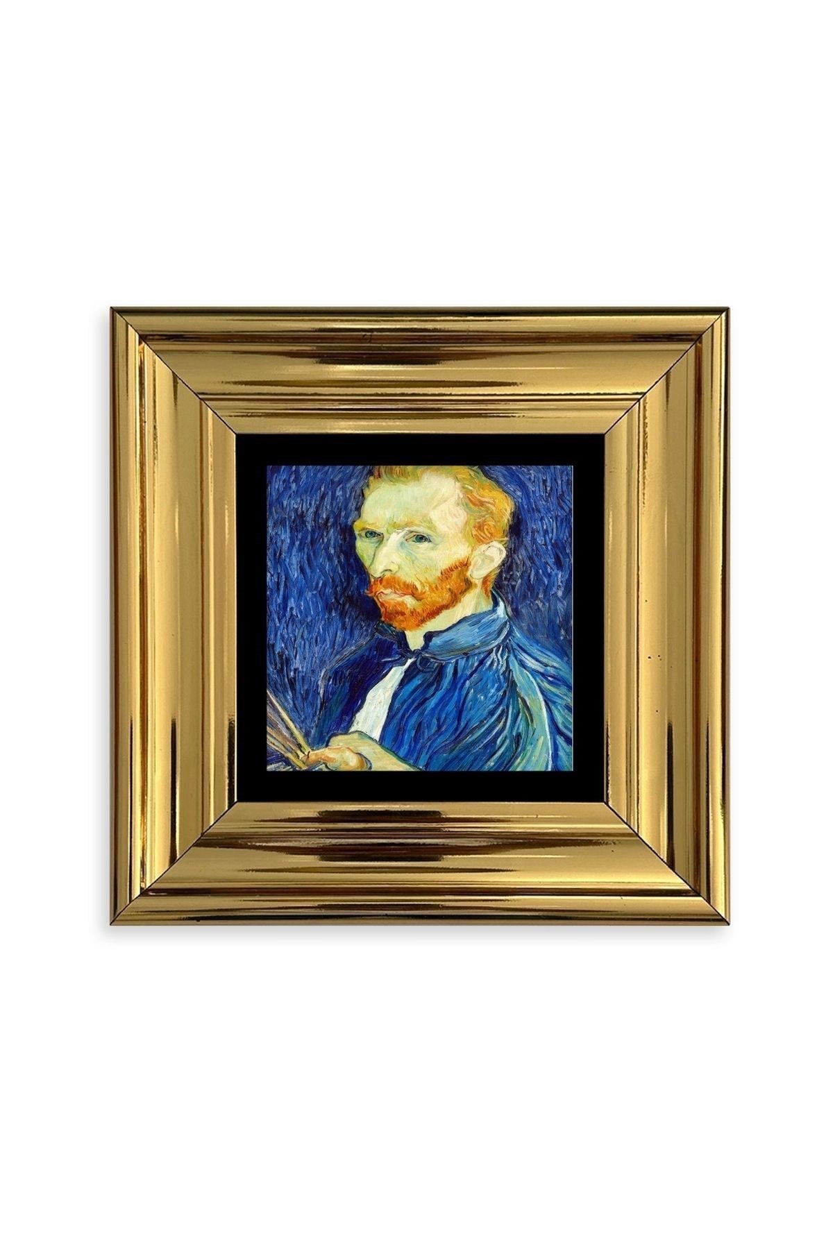 Van Gogh Çerçeveli Taş Tablo 20 cm