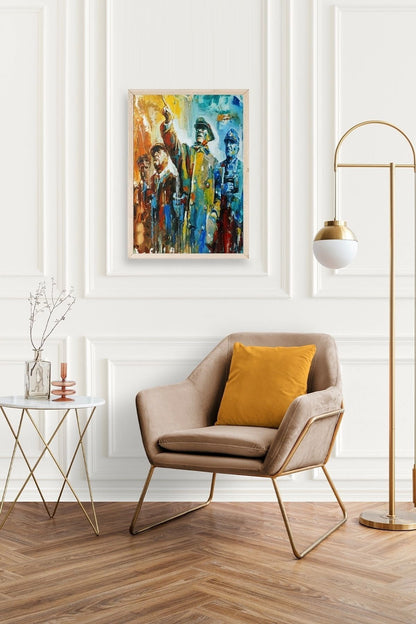 Atatürk Ahşap Çerçeveli Tablo 50 x 70