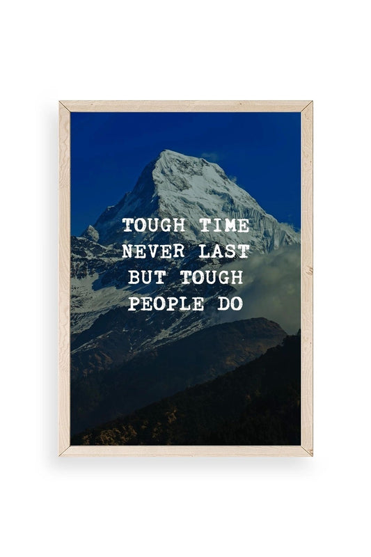 Motto Ahşap Çerçeveli Tablo 50 x 70