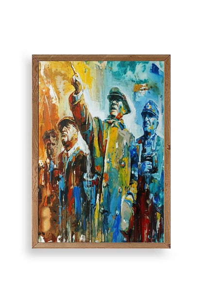 Atatürk Ahşap Çerçeveli Tablo 50 x 70