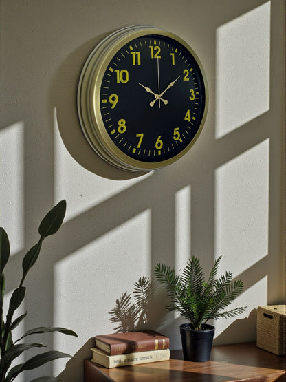 Zentime 40 Cm Metal Eskitme Klasik Duvar Saati