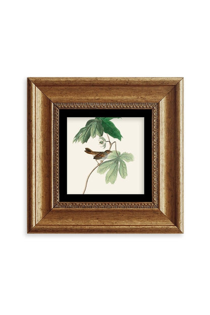 Yapraklar Çerçeveli Taş Tablo 20 cm