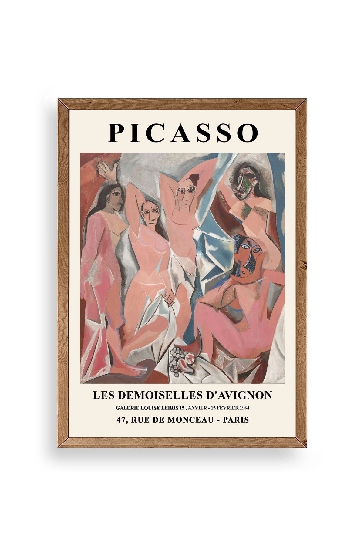 Picasso Ahşap Çerçeveli Tablo 17 x 23