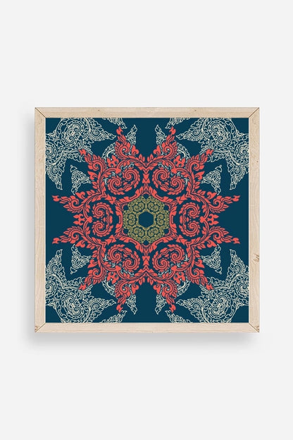 Motif Ahşap Çerçeveli Tablo 50 x 50