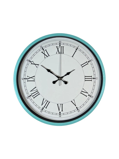 Zentime 36 Cm Turkuaz Dekoratif Duvar Saati