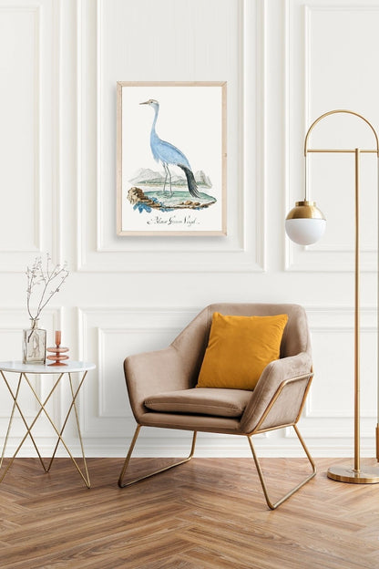 Blaue G. Voyel Ahşap Çerçeveli Tablo 50 x 70