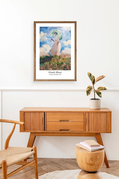 Claude Monet Ahşap Çerçeveli Tablo 17 x 23