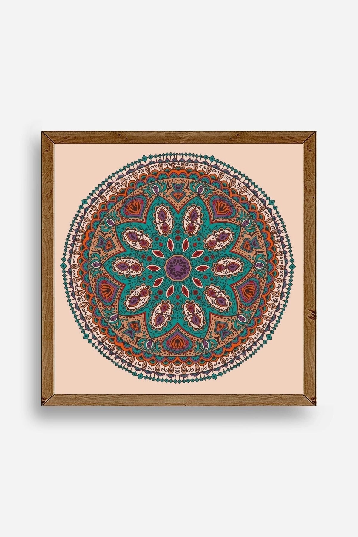 Motif Ahşap Çerçeveli Tablo 42 x 42