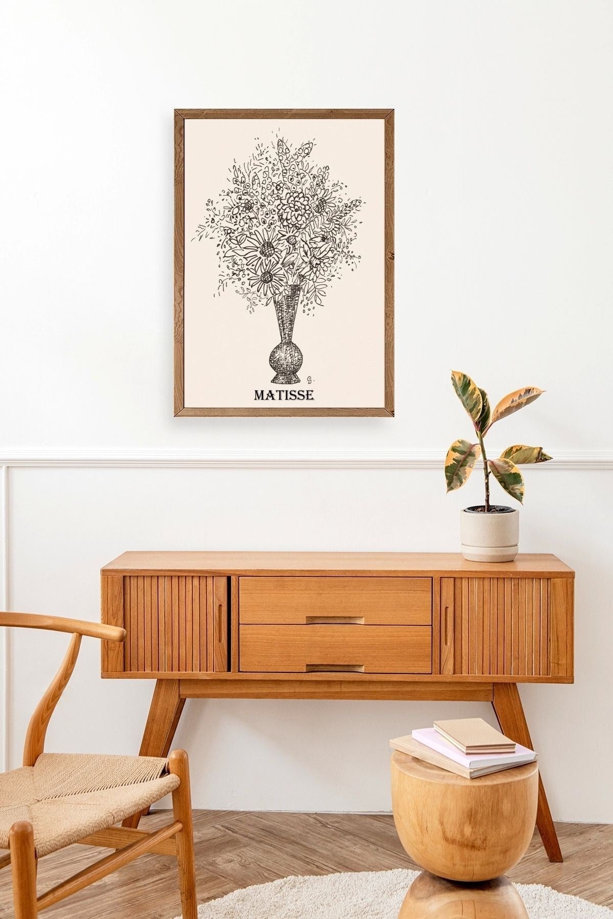 Matisse Ahşap Çerçeveli Tablo 17 x 23