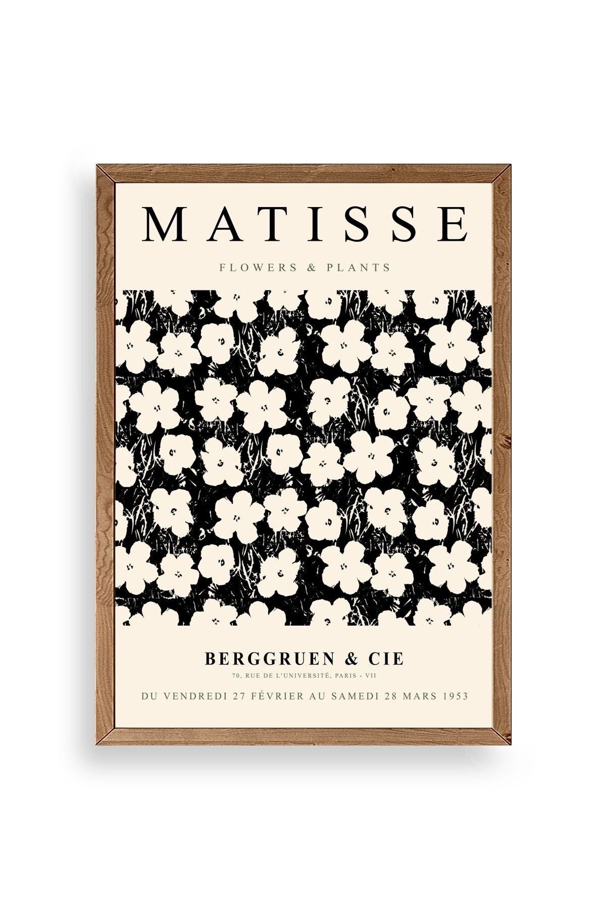 Matisse Ahşap Çerçeveli Tablo 50 x 70