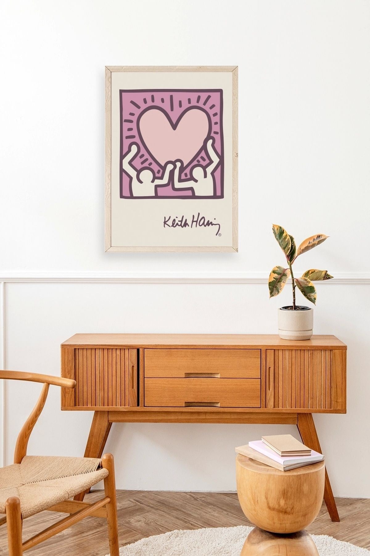 Keith H. Ahşap Çerçeveli Tablo 17 x 23