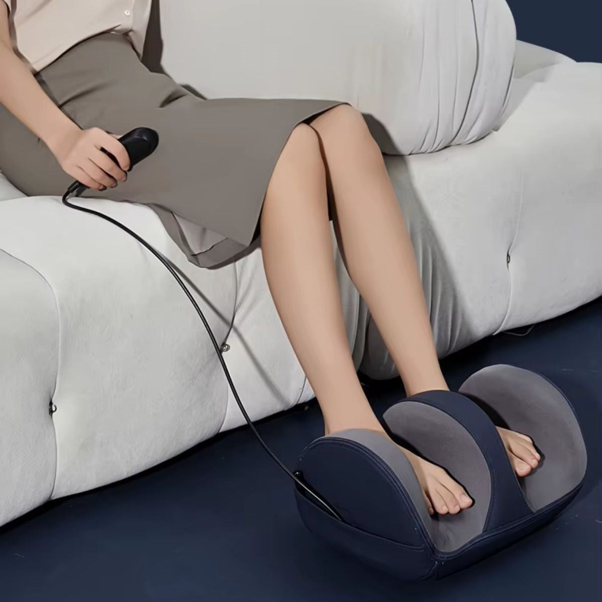 BUFFER® Ayak,Baldır ve Bilekler İçin Rahatlatıcı Kumandalı Masaj Aleti