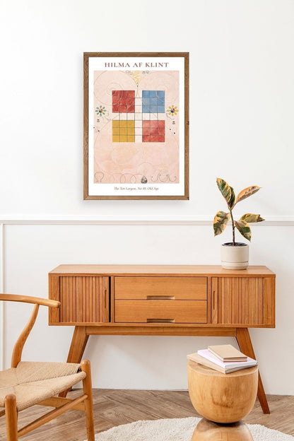 Hilma Af Klint Ahşap Çerçeveli Tablo 23 x 30