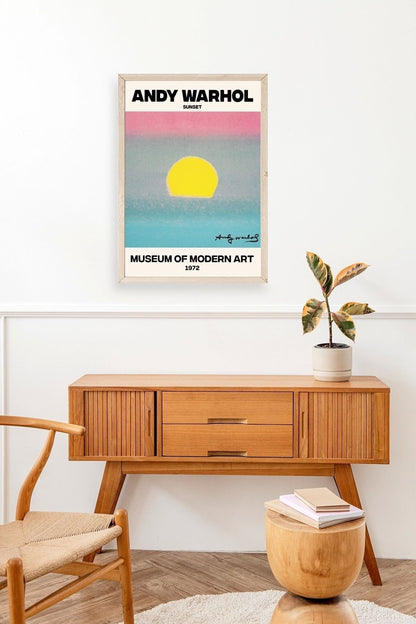 Andy Warhol Ahşap Çerçeveli Tablo 17 x 23