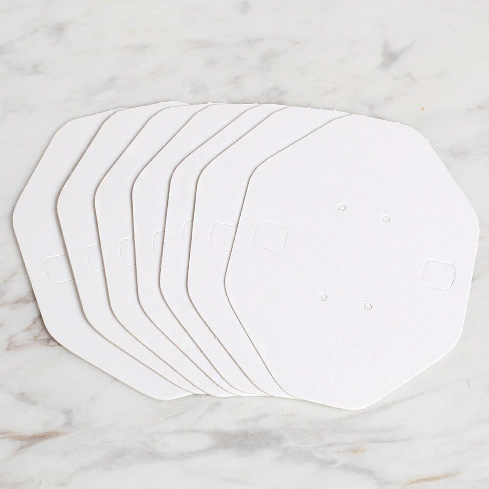 Loren 25'li Beyaz Takı Kolye Kartı