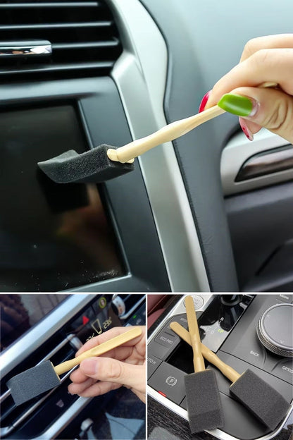 BUFFER® 5'li Araba Havalandırma Temizleme Fırçaları Klima Çıkışları,Toz Alma&Otomobil İçi Detaylı Mini Temizlik Aparatları