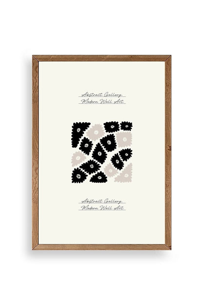 Çiçek Ahşap Çerçeveli Tablo 23 x 30