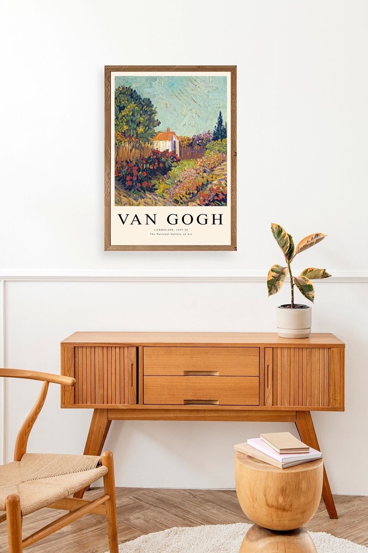 Van Gogh Ahşap Çerçeveli Tablo 50 x 70