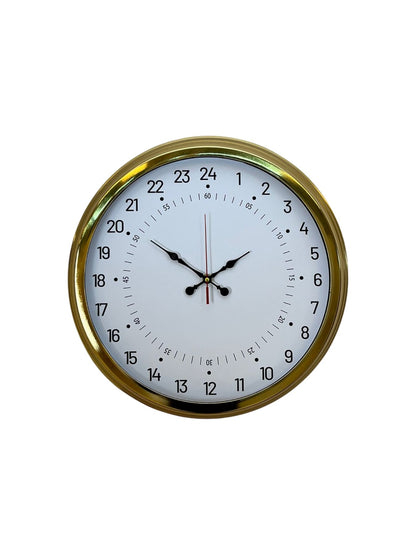 Zentime 40 Cm Gold Lüks Alışılmışın Dışında Duvar Saati