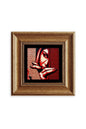 Kadın Çerçeveli Taş Tablo 20 cm
