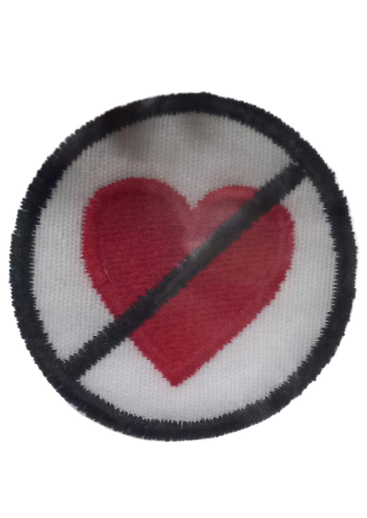 Aplike Ütü İle Yapışan Kalp Girilmez Arma 3 cm