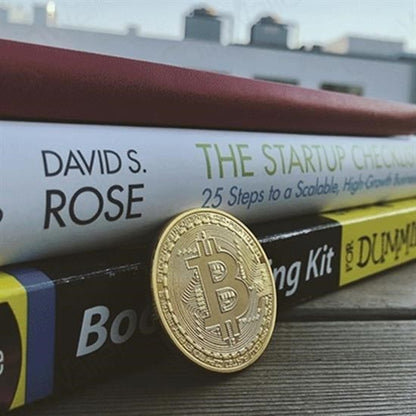 BUFFER® Bitcoin Madeni Hatıra Parası Madeni Bitcoin Hediye Sikke Para