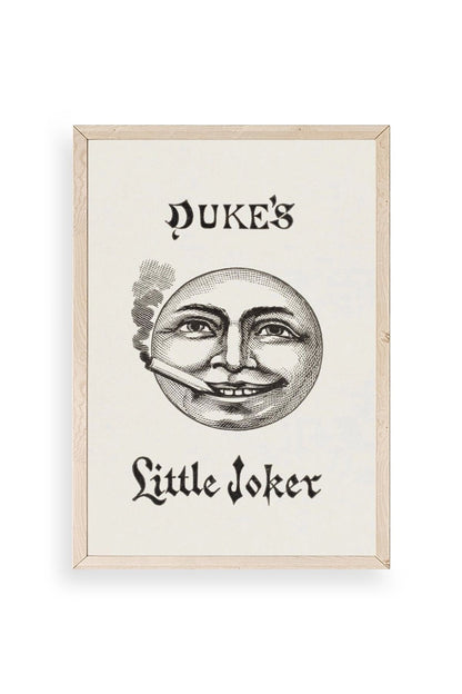 Duke's Little Joker Ahşap Çerçeveli Tablo 17 x 23